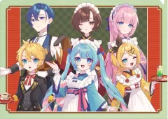 【中古】クリアファイル 集合 クリアファイル 和風喫茶 「VOCALOID 初音ミクシリーズ」