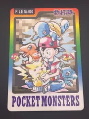 【中古品】 FILE No.000 SPECIAL CARDDASS バンダイ　カードダス　ポケットモンスター Pokemon Carddass Card Special File No.000 Bandai Pocket