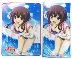 【中古】雑貨 めぐみん 描きおろしA1ブランケット+クッションカバー 「PS4/Switchソフト この素晴らしい世界に祝福を! ～呪いの遺物と惑いし冒険者たち～ アニメイト限定セット」 同梱特典