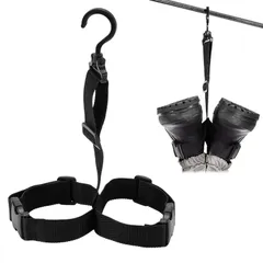 新品 PAVIKEシューズハンガー 靴干しハンガー 靴乾燥ラック ウェーダー ブーツ ハンガー 靴 ハンガー 360度回転フック付き、調節可能、ウェーダー、レインブーツ、スノーブーツの保管や水切りに最適