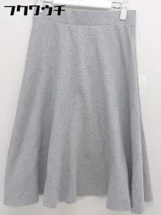 ◇ Ray BEAMS レイ ビームス 膝下丈 フレア スカート サイズ1 グレー系 レディース  【1110120009414】