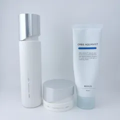 ORBIS オルビス 3点セット（クリームモイスチャライザー 50g / エッセンスローション  180ml / 洗顔ウォッシュ 120g）
