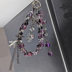 恋と深空 マヒル 夏以昼 ストラップ スマホ ストラップ キーホルダー カメラ ストラップ バッグ用 ビーズ 飛行機 リンゴ  Love and Deepspace Caleb