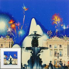 WISH】平山郁夫「西城の馬」複製画 6号 〇文化勲章 文化功労者