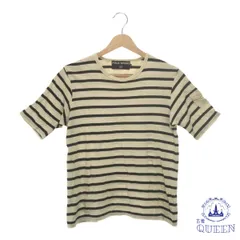 ☆美品☆ RALPH LAUREN ラルフローレン トップス Tシャツ おしゃれ シンプル 半袖 レディース ボーダー M 日本製 901-12564 送料無料 古着