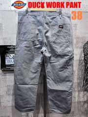 メキシコ製 ディッキーズ ルーズフィット ダック ワークパンツ 38/30 グレー Dickies ED218SSL