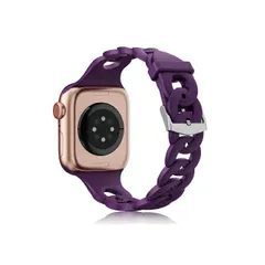 [42/44/45/49mm/ダークパープル]Apple Watch バンド