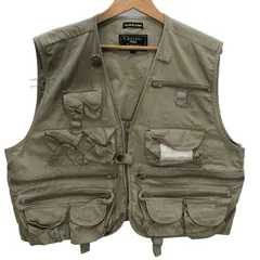 CRYSTAL RIVER フィッシングベスト アウトドアベスト US古着 china製 Lサイズ
