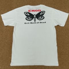 EMOD・蛾・武装戦線・ワースト・プリントTシャツ・白