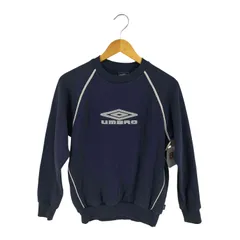 アンブロ UMBRO 90-00s ロゴ刺繍 ラグラン クルーネックスウェット レディース  YXLのサムネイル