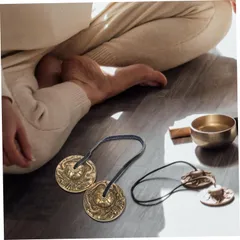 ティンシャ チベット ベル シンバル チベタンベル 仏具 開運 瞑想 浄化 クリアな音色 ヒーリングベル 浄化 癒し スピリチュアル 伝統工芸