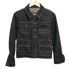 【SN9】　美品】ルイヴィトン　デニムジャケット　38　Mサイズ　ブラウン ルイ・ヴィトン(LOUIS VUITTON)ルイ・ヴィトン モノグラム