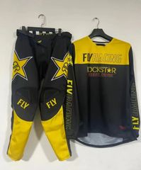 ★アウトレット★ 新品 L ROCKSTAR RACING MX モトクロス レーシング シャツセット パンツ ジャージ オフロード バイクウエア W