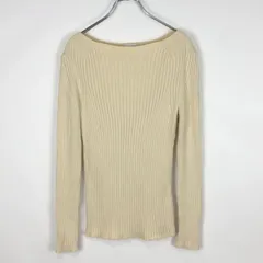 アーバンリサーチ ドアーズ シルク混 リブボートネックニット