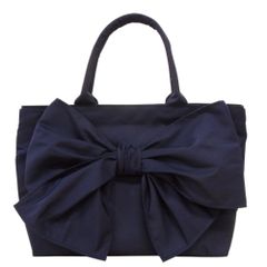 美品M'S GRACY 大リボン付きバッグ ブラック 斜め掛け トートバッグ