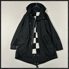 レア FRED PERRY フード付きモッズコート 2XL ブラック レザーロゴ 楽天市場】FRED PERRY フレッドペリー ミリタリー ジップイン