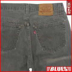 先染め Levi's 501 リーバイス501 USA製 90sブラックジーンズ W31 ジーンズ ジーパン デニム 古着 メンズ ストレートタイプウエスト73cmから77cm一覧←SEULB屋着古← NR4382