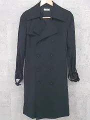 ◇ G.V.G.V. ジーヴィジーヴィ 長袖 トレンチ コート 36 ブラック *  【1002800240371】
