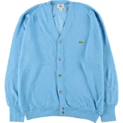 古着 80~90年代 ラコステ LACOSTE IZOD アクリルニットカーディガン USA製 メンズXL相当 ヴィンテージ/eaa588861