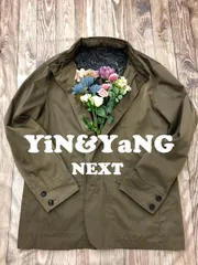 【美品】インアンドヤン ネクスト yin&yang next フード コート ジャケット  L アウター ジャンパー インナー
