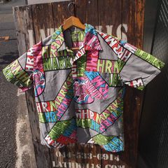 【Hollywood Ranch Market】SEILIN アロハ  ハリウッドランチマーケット ハリラン 総柄 アロハシャツ  1(S)