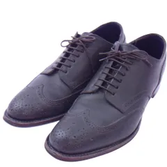 REGAL リーガル W932 ウィングチップ ビジネス シューズ ダークブラウン系【中古】