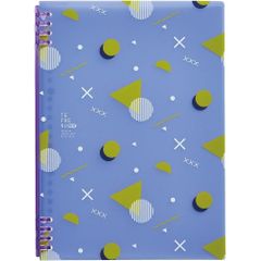 （まとめ買い）キングジム リングノート テフレーヌ ネオ B5 青 9855TTENE-004 【5冊セット】