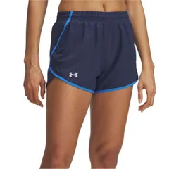 【送料無料】 アンダーアーマー レディース ハーフパンツ・ショーツ ボトムス Women's Under Armour Fly-By Shorts Washed Navy