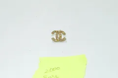 【送料無料】 シャネル CHANEL ピアス ココマーク ストーン ゴールドカラー 片耳用 アクセサリー