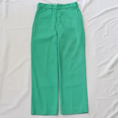 Dickies 70s USA製 グリーン 白タグ チビタグ ワークパンツ Dickies 70s USA製 グリーン 白タグ チビタグ ワークパンツ