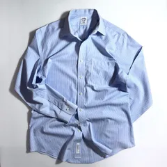 Brooks Brothers ブルックスブラザーズ 15 1/2 - 33 Mサイズ相当 ライトブルー ホワイト 水色 白 マルチストライプ 長袖 シャツ ワイシャツ ドレスシャツ SLIM FIT NON-IRON ALL COTTON v24123063