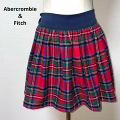 Abercrombie＆Fitch アバクロ チェック柄 フレア ミニスカート