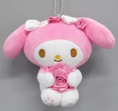 【中古】雑貨 マイメロディ ぬいぐるみチャーム 「Happyくじ Sanrio Characters Flower 2022」 ぬいぐるみチャーム賞