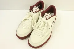 【中古】 Reebok メンズスニーカー 27.5cm CLASSIC CLUB C 85 VALENTINES DAY Reebok 27.5cm 白 ホワイト 赤 レッド ロゴ