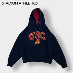 【STADIUM】パーカー カレッジロゴ USC プルオーバー 刺繍 スウェット