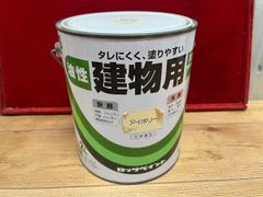 特価品  ロックペイント　油性　建物用　2L　アイボリー　アウトレット品