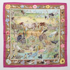 HERMES エルメスカレ90 動植物図鑑