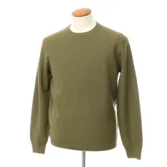 【新品】タリアトーレ ウール ヘリンボーン クルーネックニット 50 メンズのサムネイル