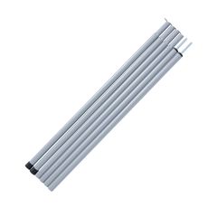 スチール 2本セット 3節連結 タープポール 直径16mm 最長150cm テントポール 分割式 軽量 LENCE コンパクト 持ち運び便利 MOON 収納袋付き TPOLES001