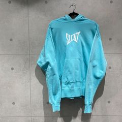 stmt statementbrandd パーカー 水色 - メルカリ