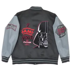 ジャケット スタジャン レザー スターウォーズ 海外 ディズニー ブラック 黒 スター・ウォーズ STAR WARS ダークサイドレッド スタジャン (L
