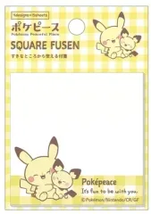 【中古】ノート・メモ帳 A.ポケピース スクエア付箋 「ポケットモンスター」
