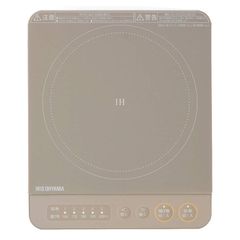アイリスオーヤマ(IRIS OHYAMA) IHコンロ 1口 IHクッキングヒーター 1000W 卓上 デザイン IHK-T38-T ブラウンのサムネイル