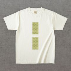 和柄Tシャツ　籠目 -彩・角-