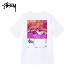 新品 特価値 Stussy Ocean Dream Tシャツ 男女兼用 ホワイト