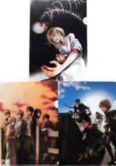 【中古】クリアファイル コミックス16＆17＆18巻 A4クリアファイル3枚セット 「進撃の巨人展 FINAL」