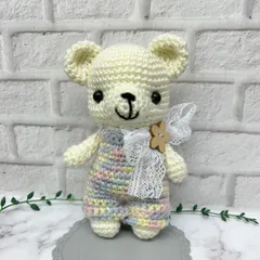 あみぐるみ　おすましくまさん