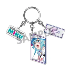 【中古】キーホルダー レーシングミク 2024 Rd.3 SUZUKA Ver. 3連アクリルキーホルダー 「初音ミクGTプロジェクト」