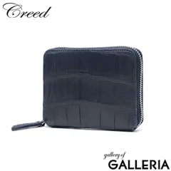 クリード 財布 二つ折り財布 メンズ レディース 二つ折り Creed 二つ折 ブランド 本革 革 レザー クロコダイル ファスナー ボックス型小銭入れ おしゃれ 大人 折り財布 小銭入れあり CROCODILE RF middle 456C142のサムネイル