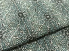 本場　村山大島紬　反物　着物　正絹 本場大島紬】着物 反物 麻の葉 正絹 湯通し #4644 - メルカリ